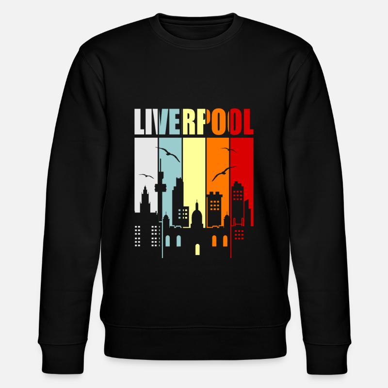 Liverpool - Stanley/Stella Unisex Bio-Sweatshirt CHANGER  - Schwarz