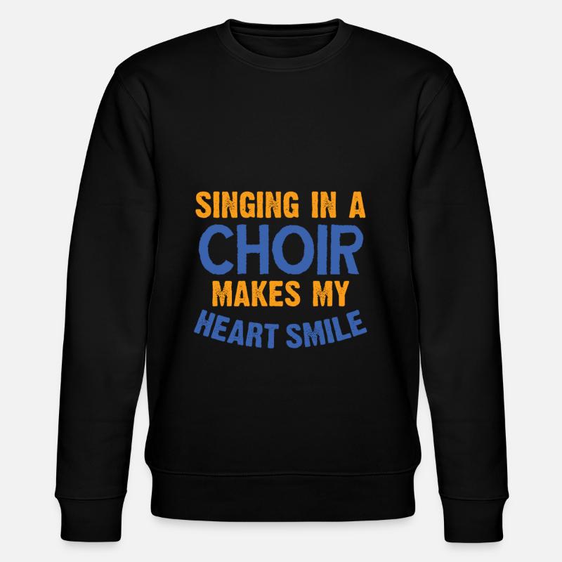 Chanteur de choeur chantant - Sweat bio CHANGER Stanley/Stella Unisexe - noir