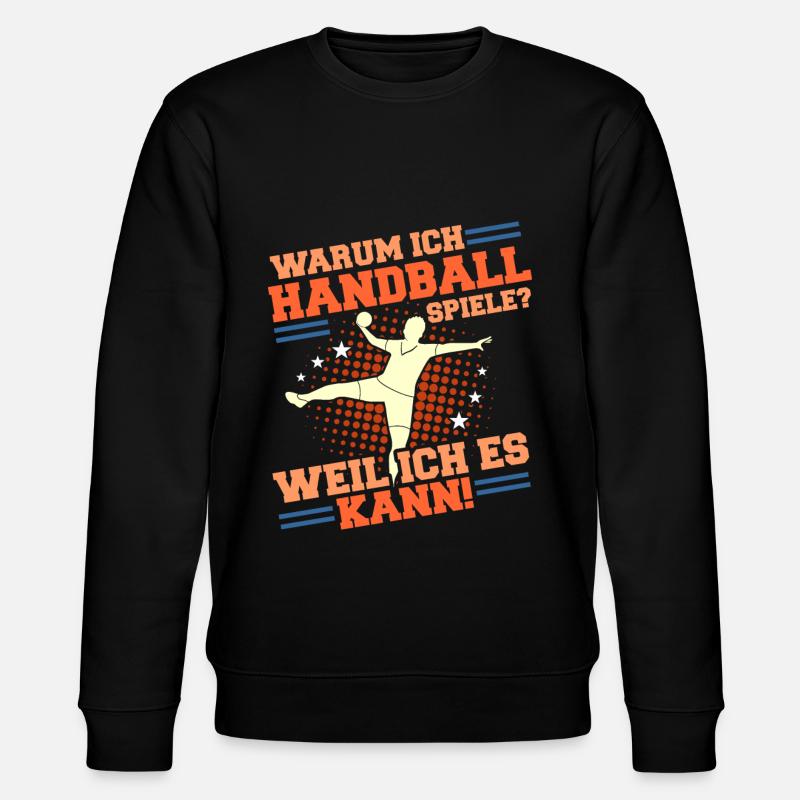 Handball - Stanley/Stella Unisex Bio-Sweatshirt CHANGER  - Schwarz