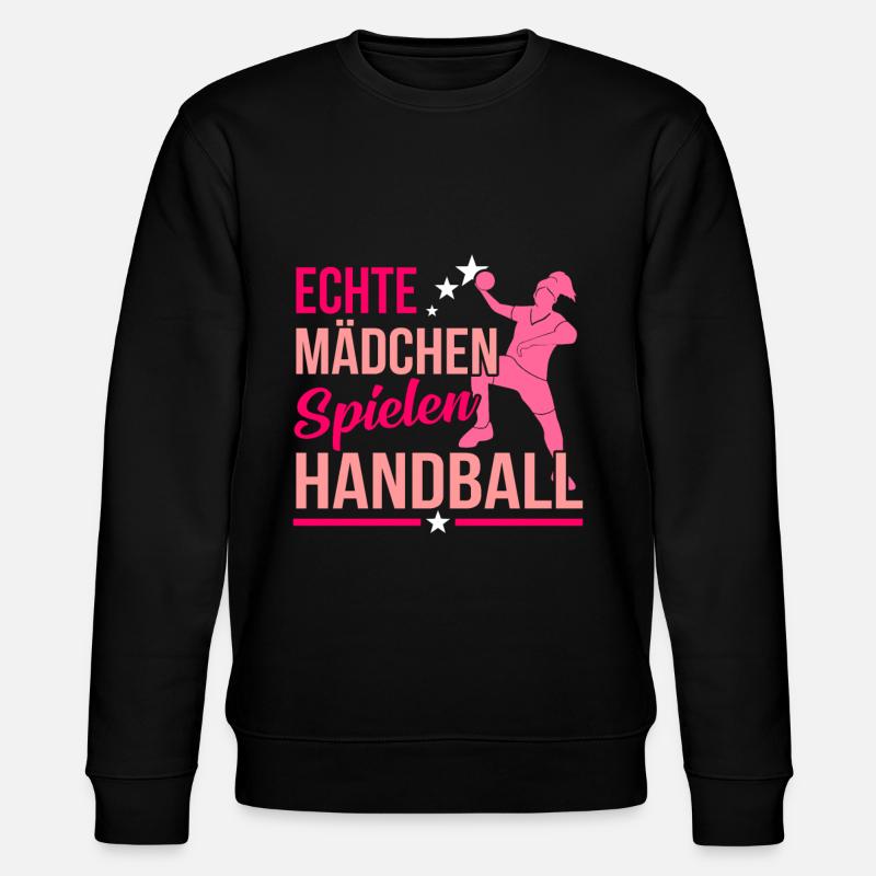 Handball - Stanley/Stella Unisex Bio-Sweatshirt CHANGER  - Schwarz