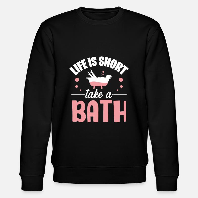 Baignoire salle de bain - Sweat bio CHANGER Stanley/Stella Unisexe - noir