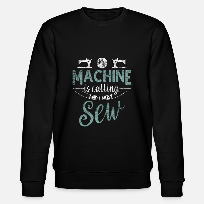 Nähen Nähmaschine - Stanley/Stella Unisex Bio-Sweatshirt CHANGER  - Schwarz