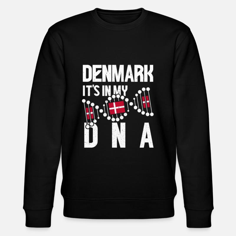 Denmark Danish Danish gift Copenhagen - Stanley/Stella CHANGER Unisex Organic Sweatshirt - black