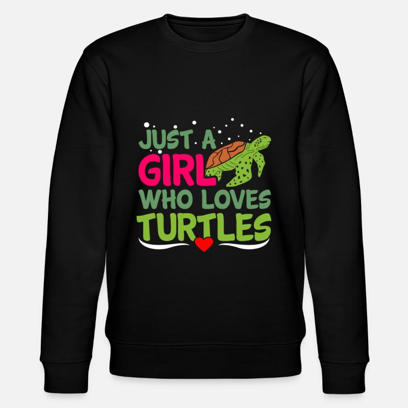 Tortue - Sweat bio CHANGER Stanley/Stella Unisexe - noir
