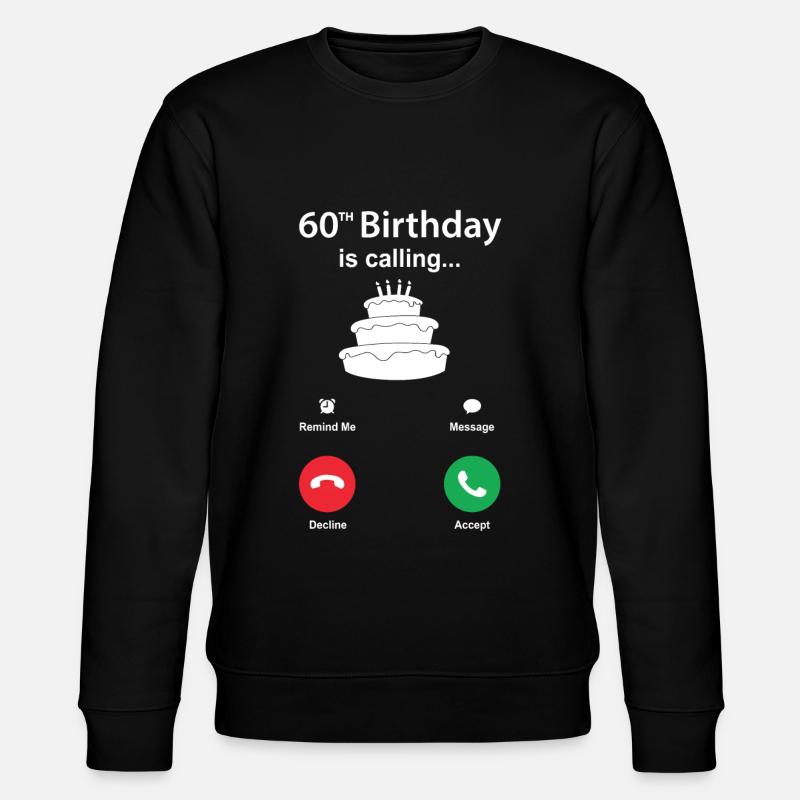 60e anniversaire - Sweat bio CHANGER Stanley/Stella Unisexe - noir