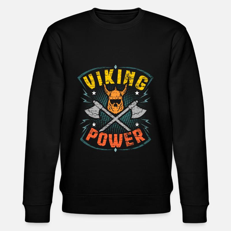 Viking Vikings - Stanley/Stella CHANGER Unisex Organic Sweatshirt - black