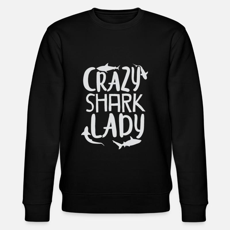 shark - Stanley/Stella CHANGER Unisex Organic Sweatshirt - black