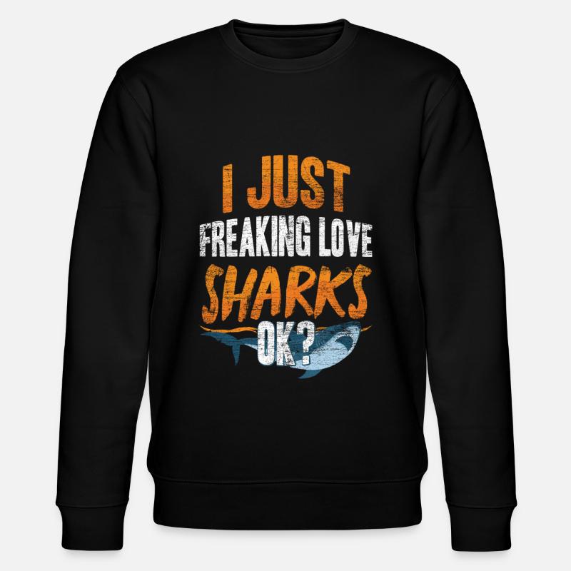 requin - Sweat bio CHANGER Stanley/Stella Unisexe - noir