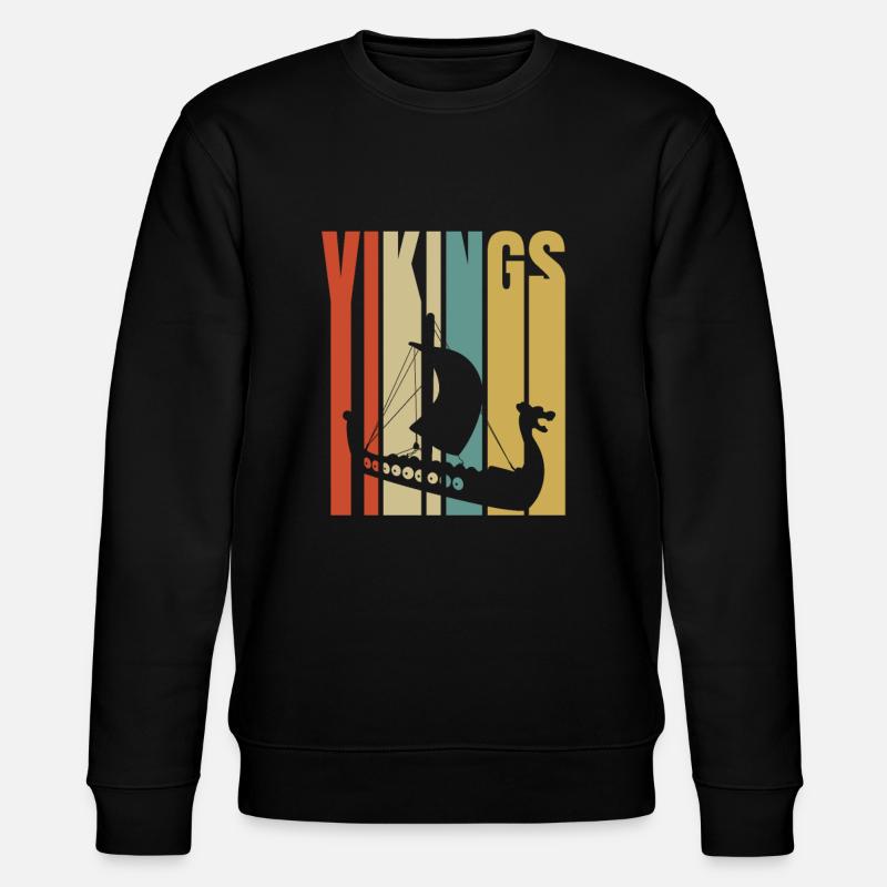 Vikings Vikings - Stanley/Stella CHANGER Unisex Organic Sweatshirt - black