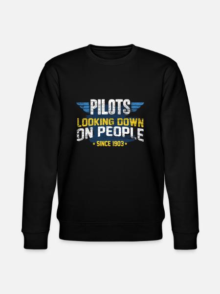 pilot - Stanley/Stella CHANGER Unisex Organic Sweatshirt - black
