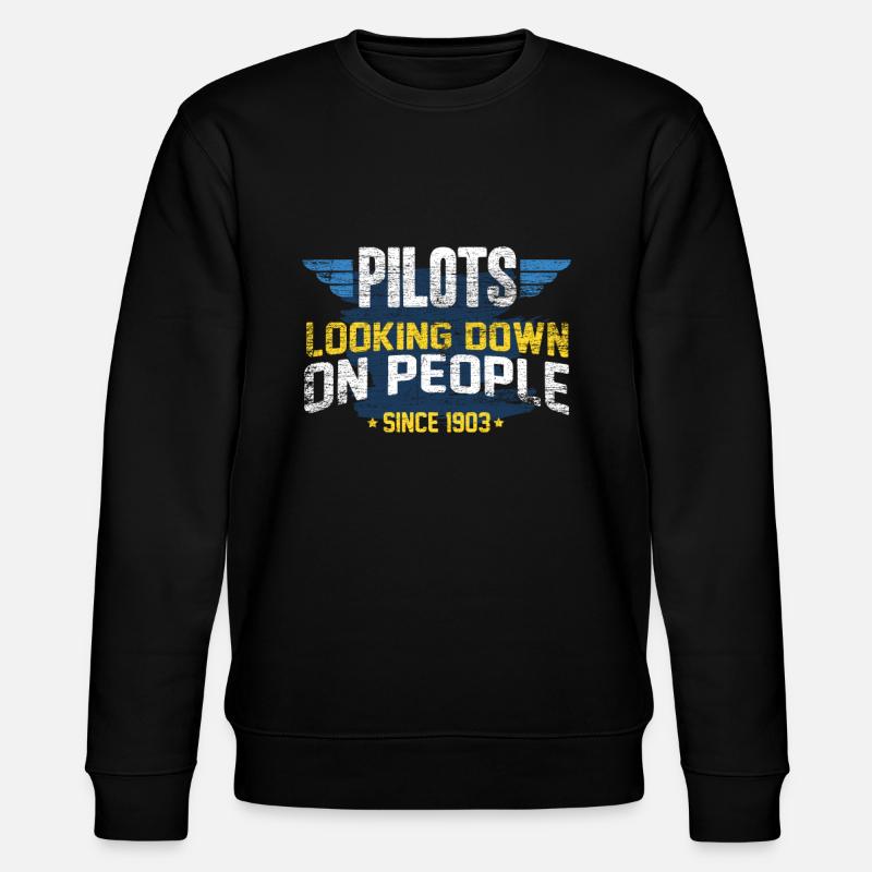 Pilot - Stanley/Stella Unisex Bio-Sweatshirt CHANGER - Schwarz