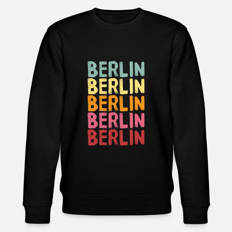 Berlin - Stanley/Stella CHANGER Unisex Organic Sweatshirt - black
