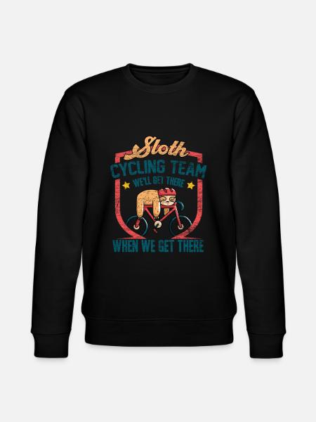 Faultier Fahrrad Team - Stanley/Stella Unisex Bio-Sweatshirt CHANGER  - Schwarz