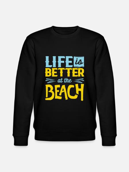 Beach - Stanley/Stella CHANGER Unisex Organic Sweatshirt - black