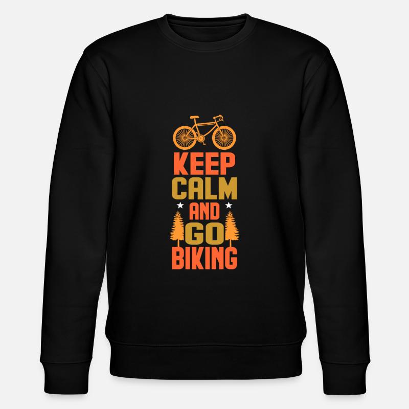 bicycle - Stanley/Stella CHANGER Unisex Organic Sweatshirt - black