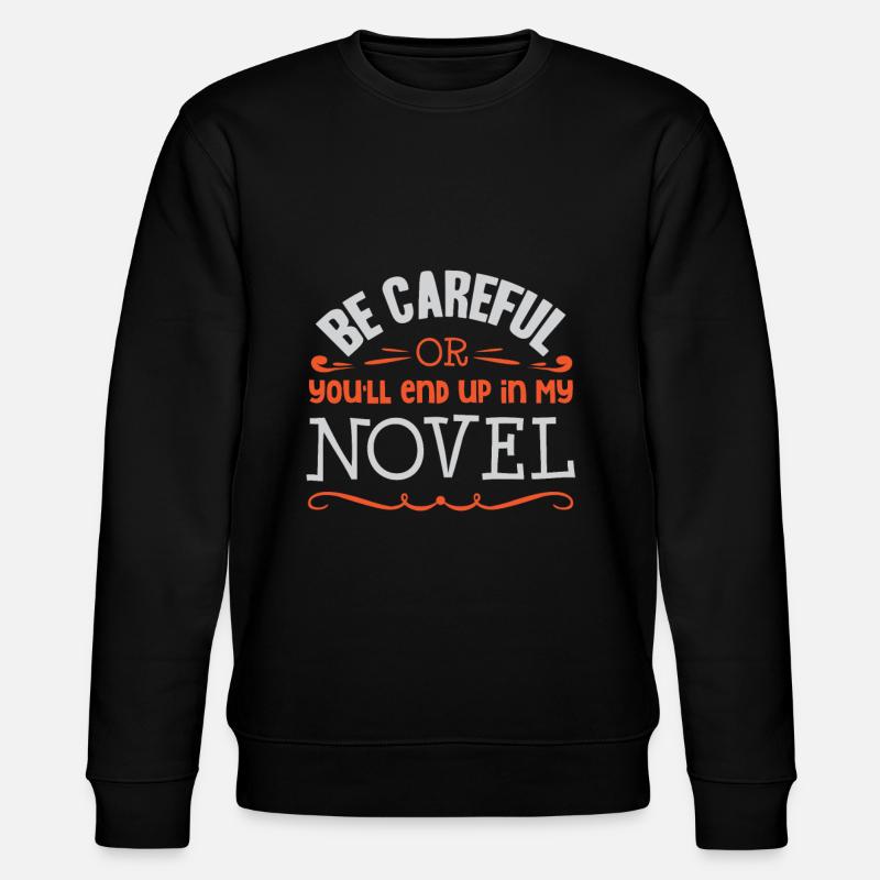 Writer book author - Stanley/Stella CHANGER Unisex Organic Sweatshirt - black