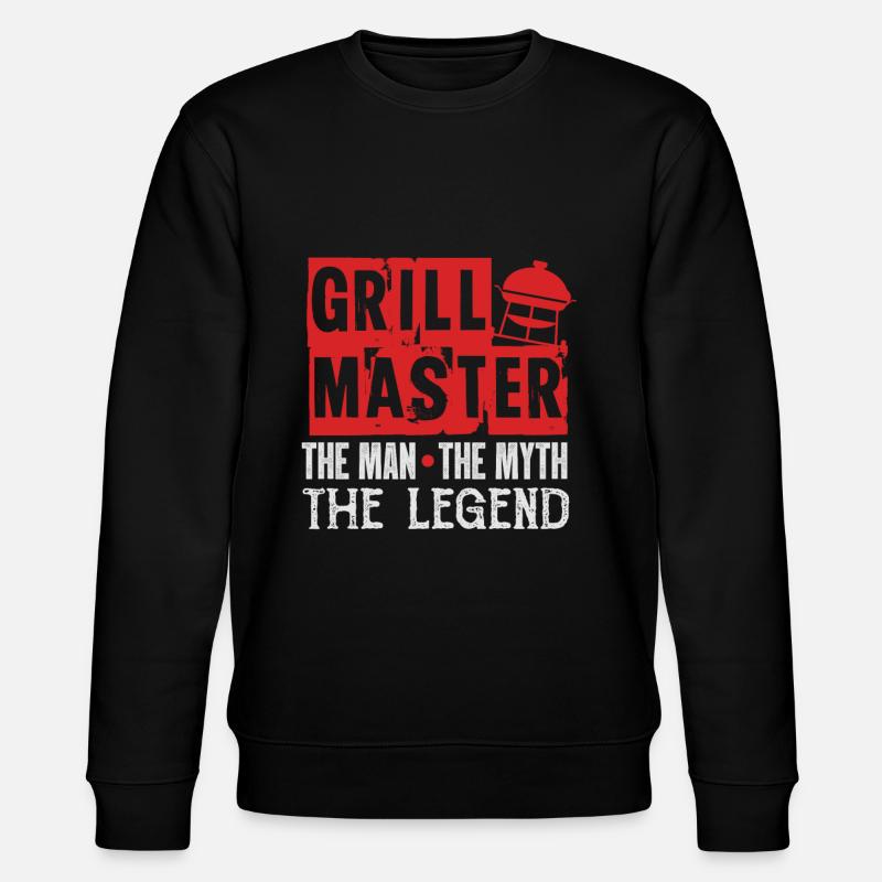 Grilling grill master - Stanley/Stella CHANGER Unisex Organic Sweatshirt - black