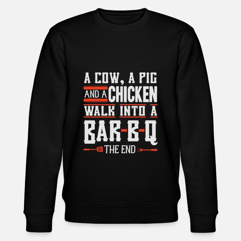 BBQ BBQ - Stanley/Stella CHANGER Unisex Organic Sweatshirt - black