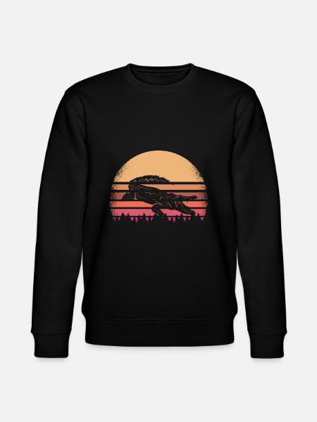 crocodile - Stanley/Stella CHANGER Unisex Organic Sweatshirt - black