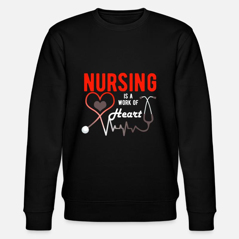 Nurse nurse - Stanley/Stella CHANGER Unisex Organic Sweatshirt - black