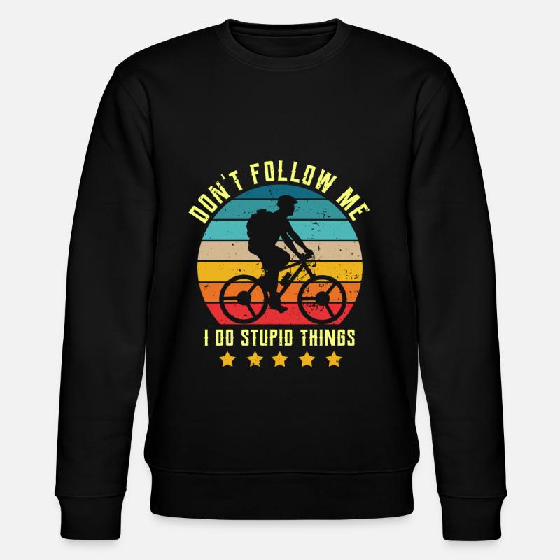 bicycle - Stanley/Stella CHANGER Unisex Organic Sweatshirt - black
