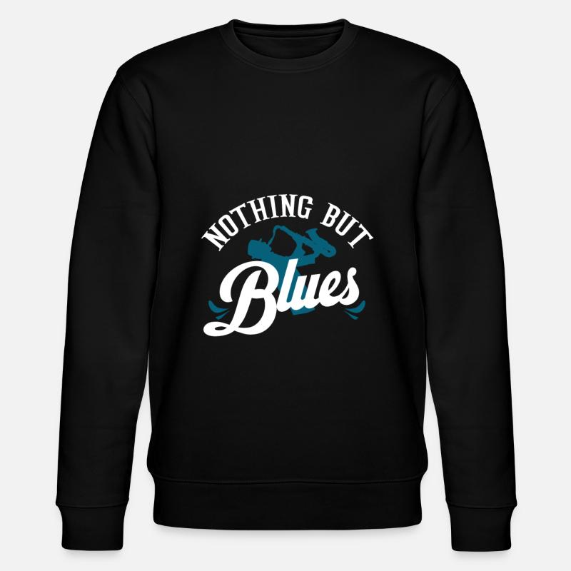 Blues - Sweat bio CHANGER Stanley/Stella Unisexe - noir