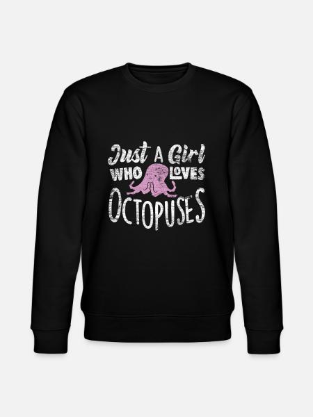 Octopus - Stanley/Stella CHANGER Unisex Organic Sweatshirt - black