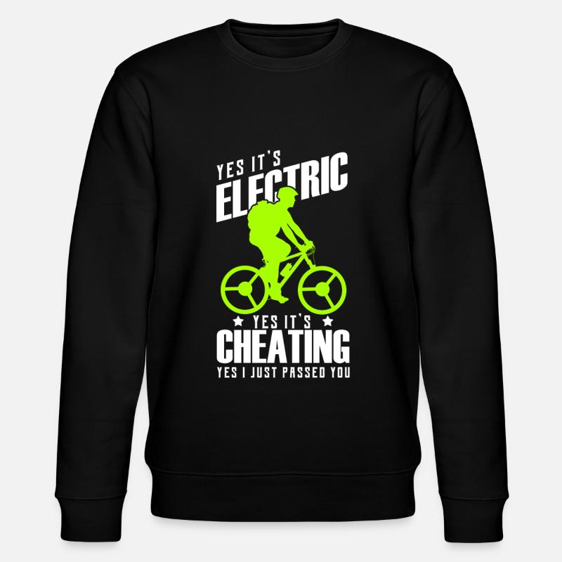 bicycle - Stanley/Stella CHANGER Unisex Organic Sweatshirt - black