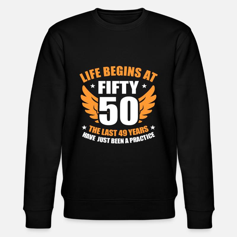 50e anniversaire - Sweat bio CHANGER Stanley/Stella Unisexe - noir