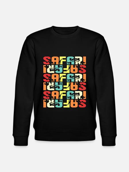 safari - Stanley/Stella CHANGER Unisex Organic Sweatshirt - black
