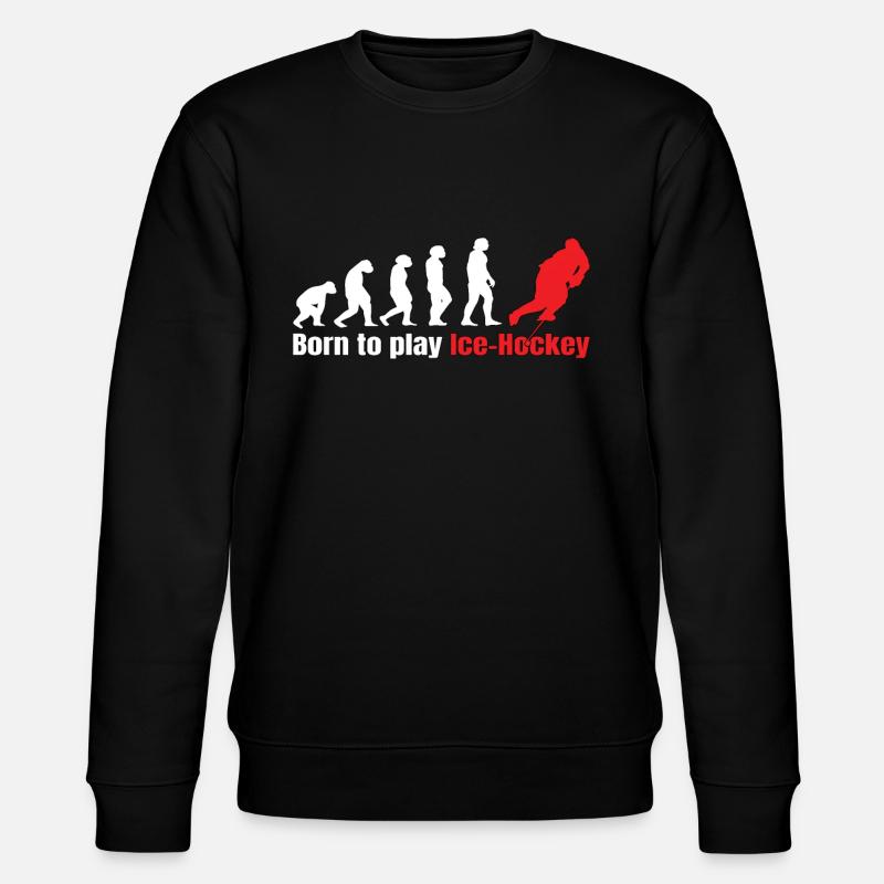 Evolution hockey sur glace - Sweat bio CHANGER Stanley/Stella Unisexe - noir