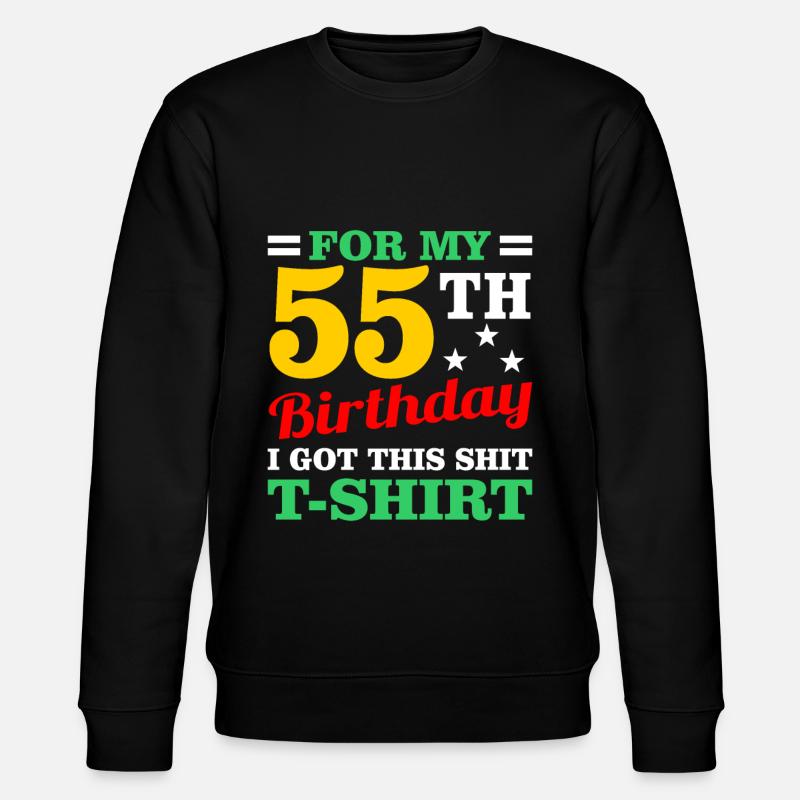55e anniversaire - Sweat bio CHANGER Stanley/Stella Unisexe - noir