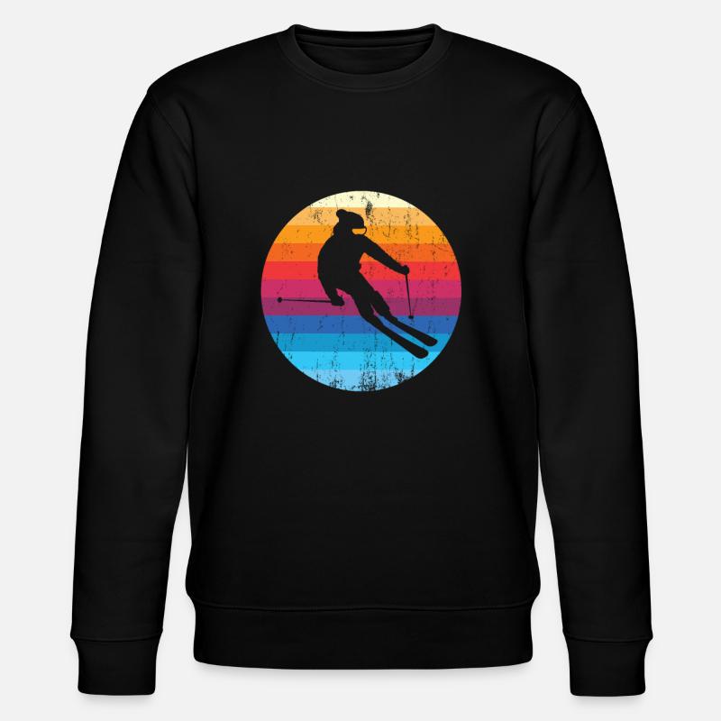 Ski - Stanley/Stella Unisex Bio-Sweatshirt CHANGER  - Schwarz