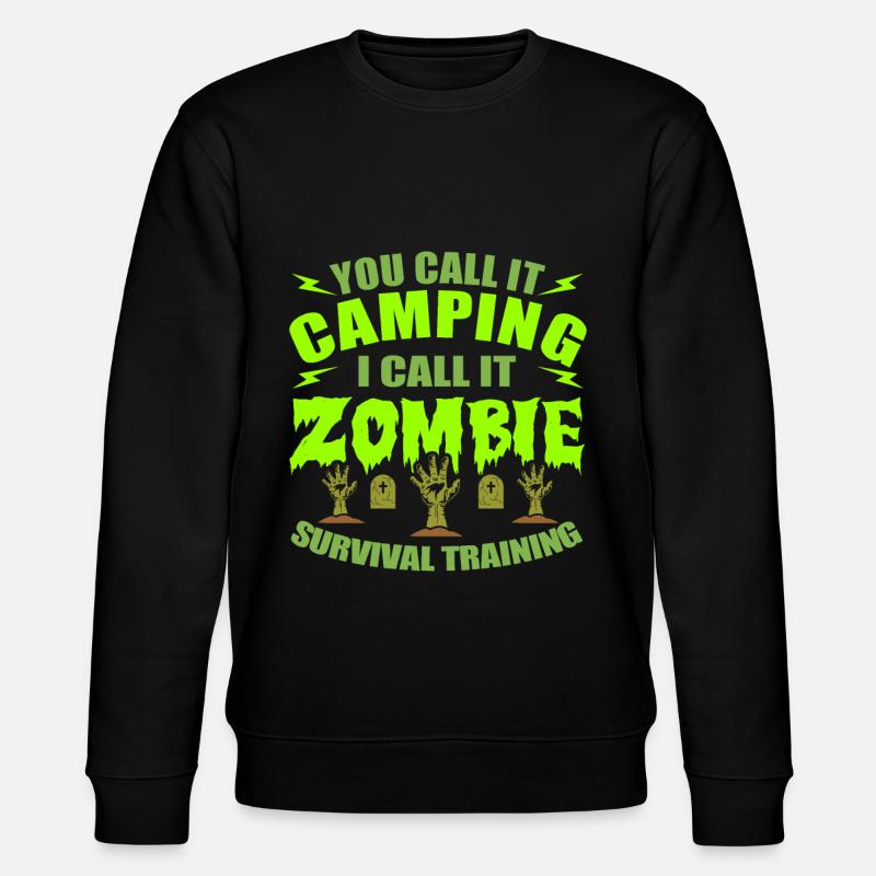 Zombie - Stanley/Stella Unisex Bio-Sweatshirt CHANGER  - Schwarz