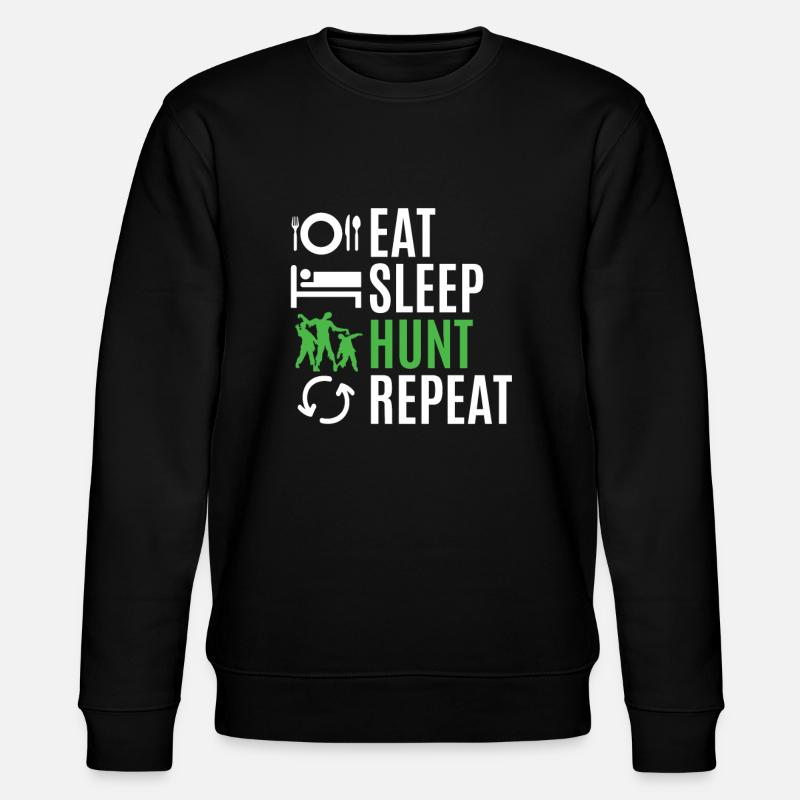 Zombie - Stanley/Stella Unisex Bio-Sweatshirt CHANGER  - Schwarz