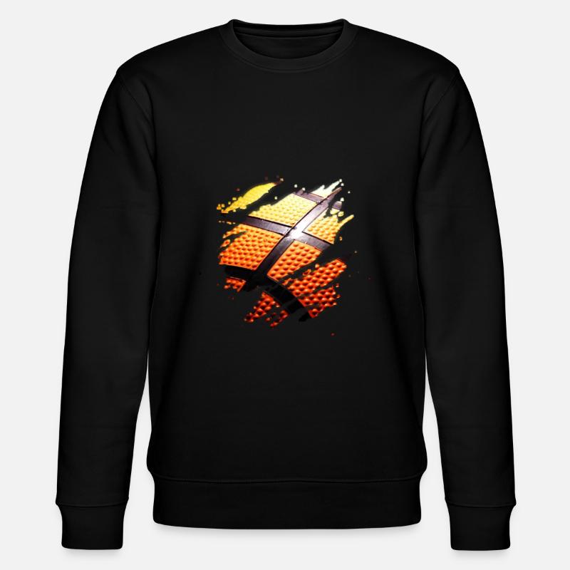 Basketball - Stanley/Stella Unisex Bio-Sweatshirt CHANGER  - Schwarz