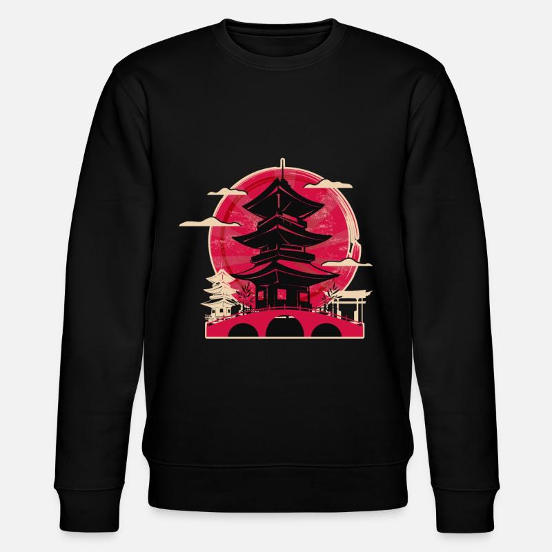 Japan - Stanley/Stella Unisex Bio-Sweatshirt CHANGER  - Schwarz