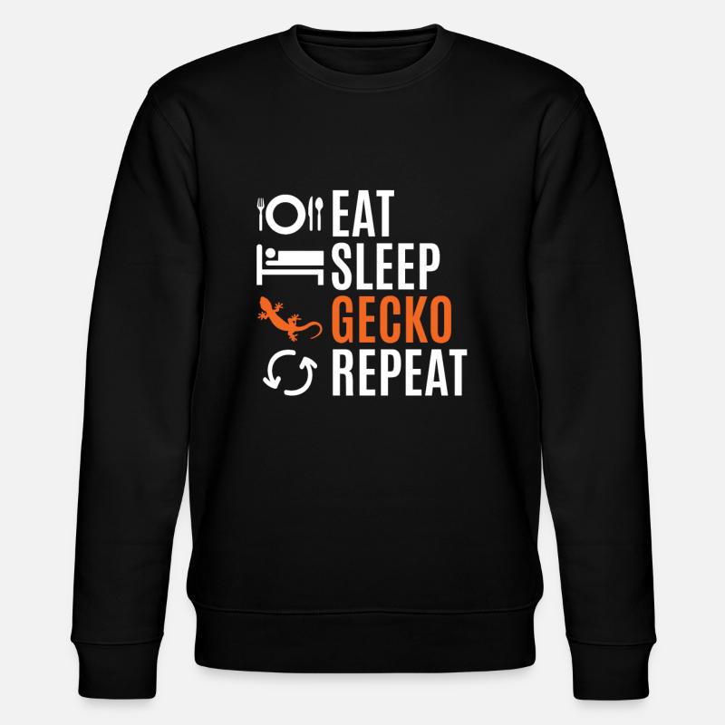 Gecko - Sweat bio CHANGER Stanley/Stella Unisexe - noir