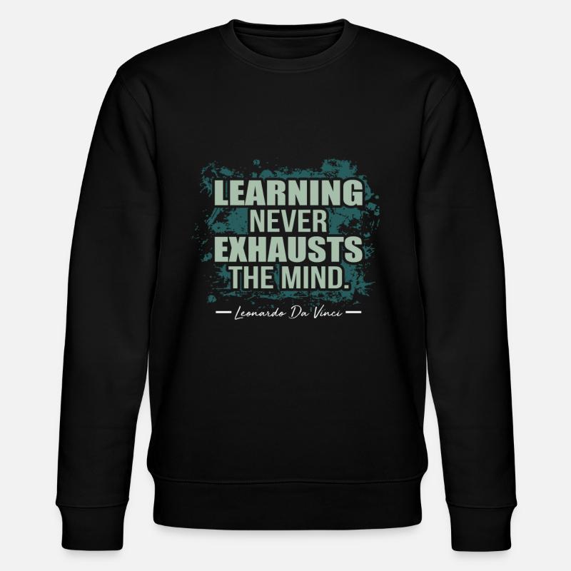 Leonardo da Vinci - Stanley/Stella Unisex Bio-Sweatshirt CHANGER  - Schwarz