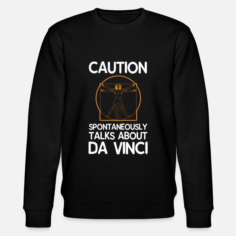 Léonard de Vinci - Sweat bio CHANGER Stanley/Stella Unisexe - noir
