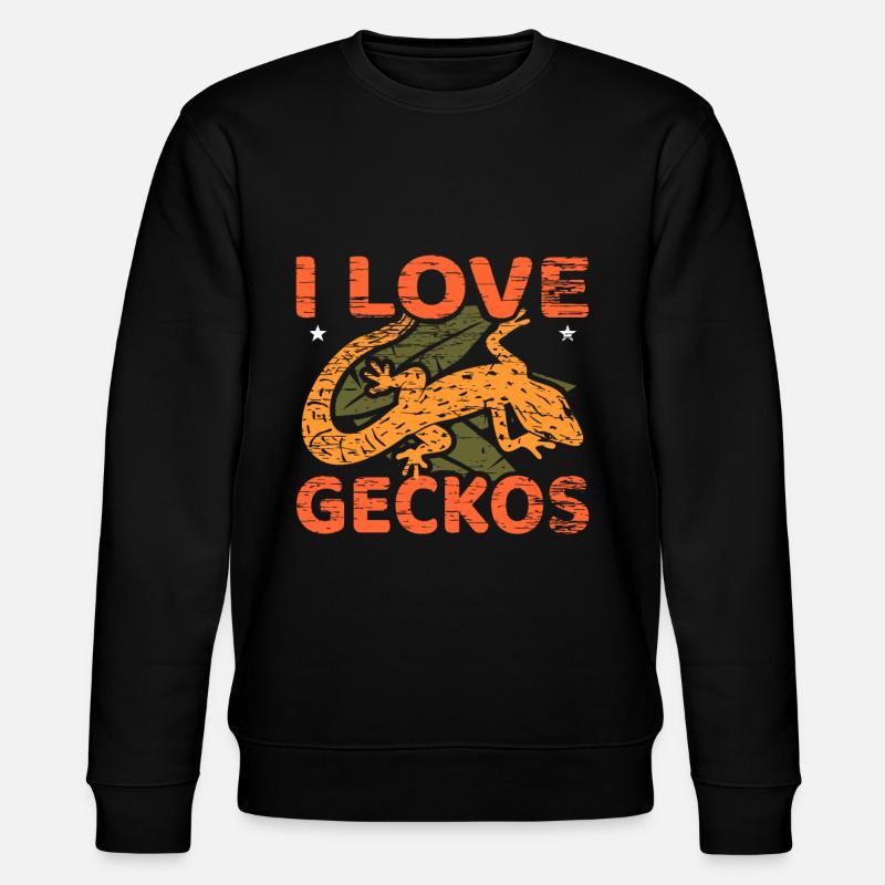 Gecko - Sweat bio CHANGER Stanley/Stella Unisexe - noir