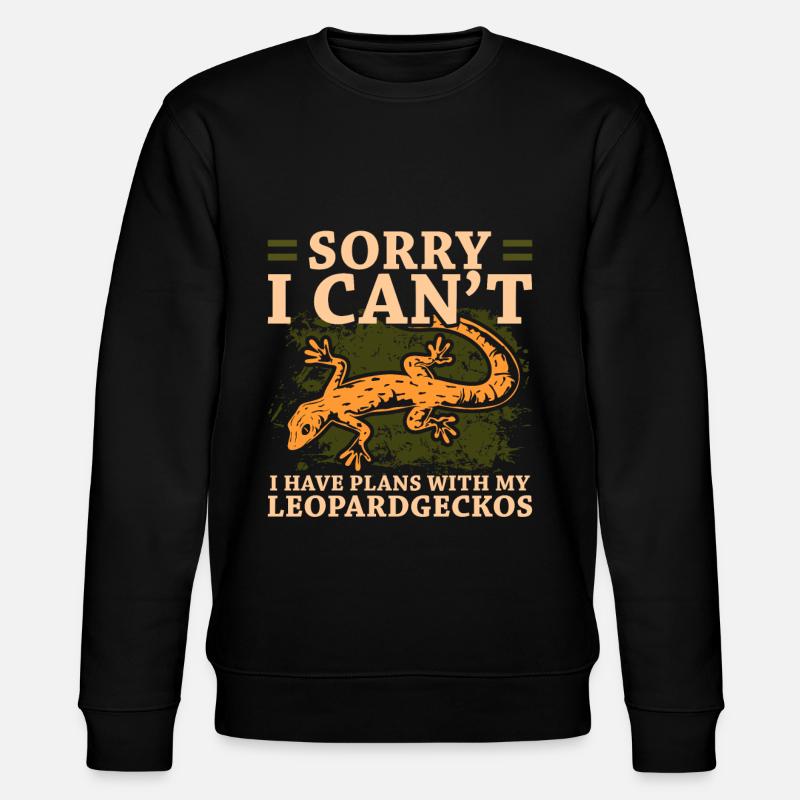 Gecko - Stanley/Stella Unisex Bio-Sweatshirt CHANGER  - Schwarz