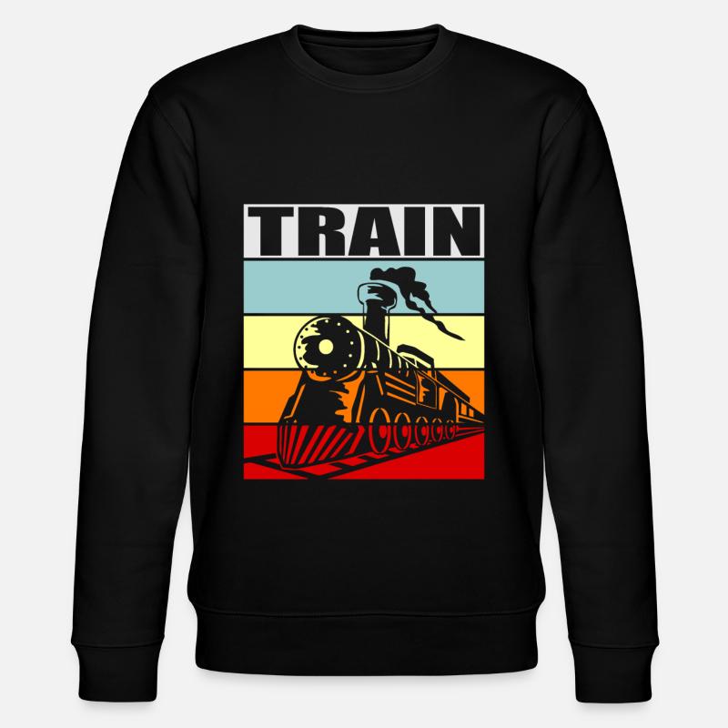 train - Sweat bio CHANGER Stanley/Stella Unisexe - noir