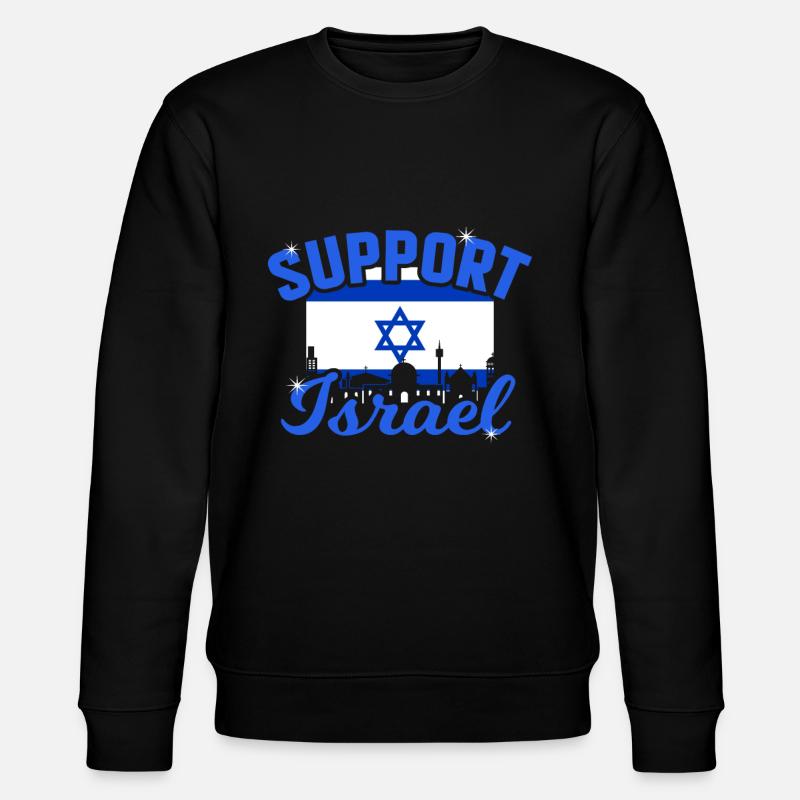 Israel - Stanley/Stella Unisex Bio-Sweatshirt CHANGER  - Schwarz
