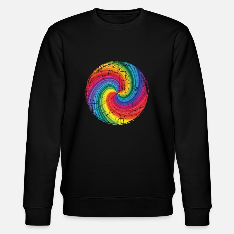 Regenbogen - Stanley/Stella Unisex Bio-Sweatshirt CHANGER  - Schwarz