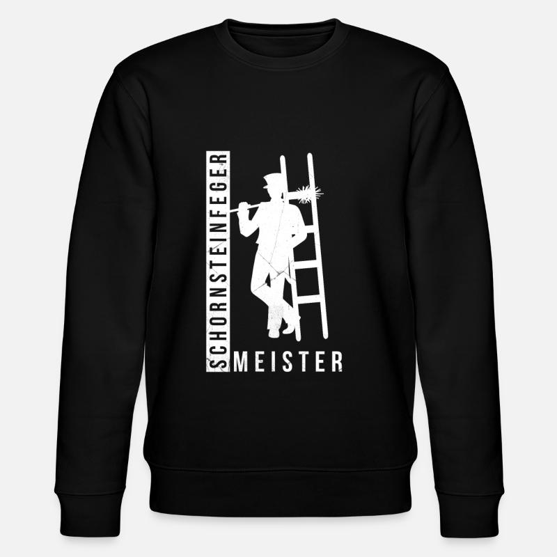 Schornsteinfeger - Stanley/Stella Unisex Bio-Sweatshirt CHANGER  - Schwarz