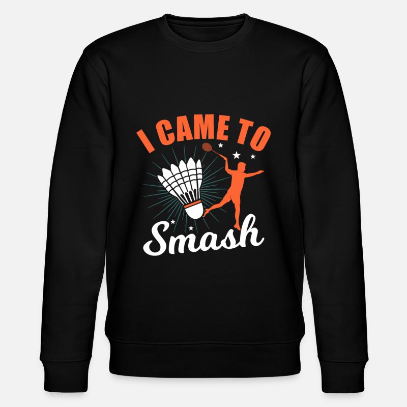 Badminton - Sweat bio CHANGER Stanley/Stella Unisexe - noir