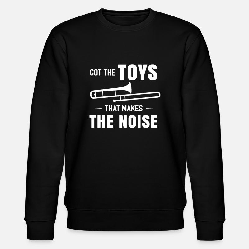 Trombone trombone - Sweat bio CHANGER Stanley/Stella Unisexe - noir
