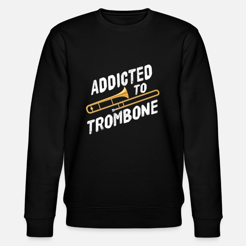 Trombone trombone - Stanley/Stella CHANGER Unisex Organic Sweatshirt - black