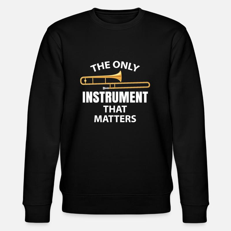 Trombone trombone - Stanley/Stella CHANGER Unisex Organic Sweatshirt - black